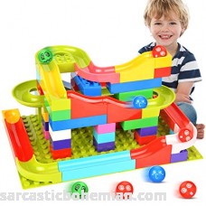 Victostar Marble Run Building Blocks Construction Toys Set Puzzle Race Track for Kids 73 Pieces B07MNB5NK9